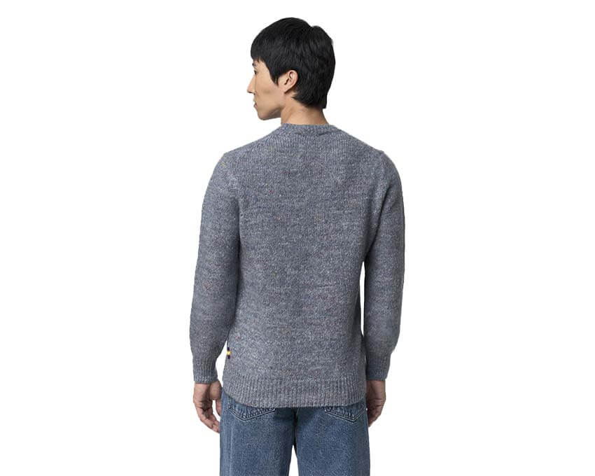 K-Way Chad Buttoned Yarn Pullover "Azure Blizzard Combo"