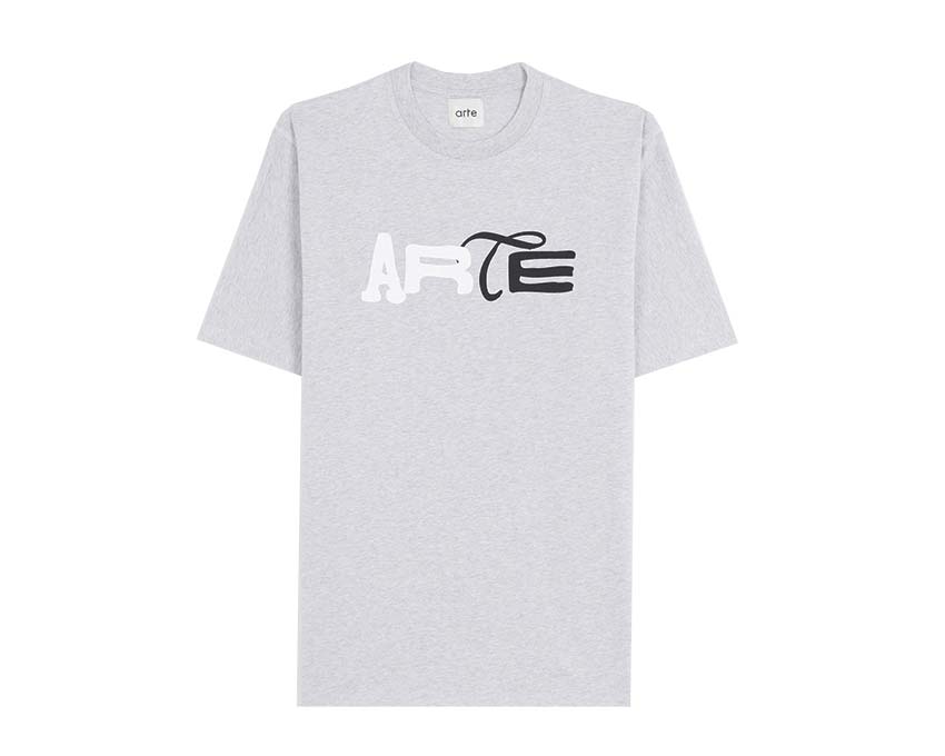 Arte Duo Print Logo T-Shirt "Grey"