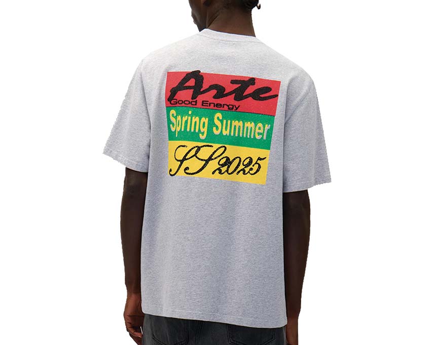 Arte Multicolor Print T-shirt "Grey"