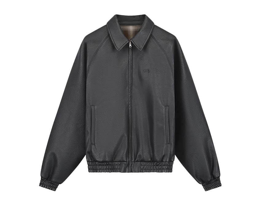 Arte Reversible Leather Uniform Jacket