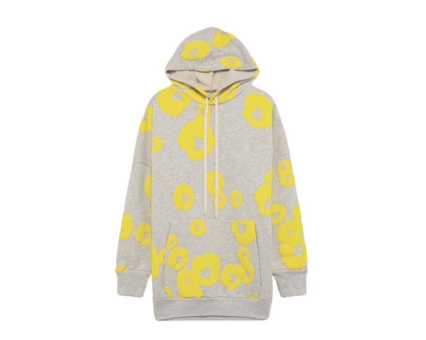 Autry Flowers Hoodie "Grey Yellow"