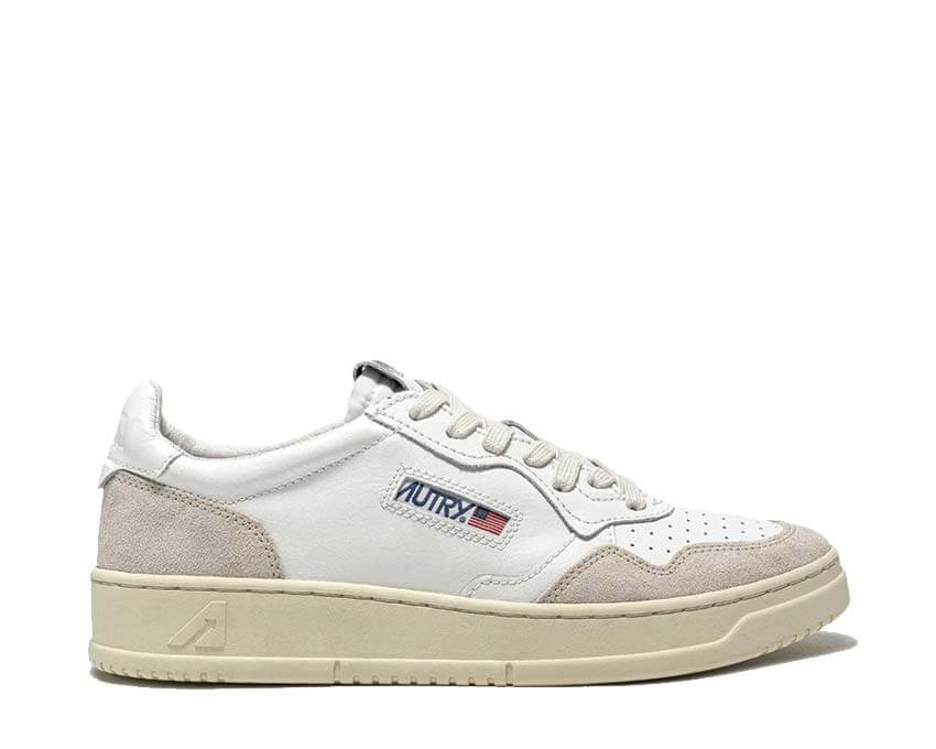 Autry Medalist Low "Suede White"
