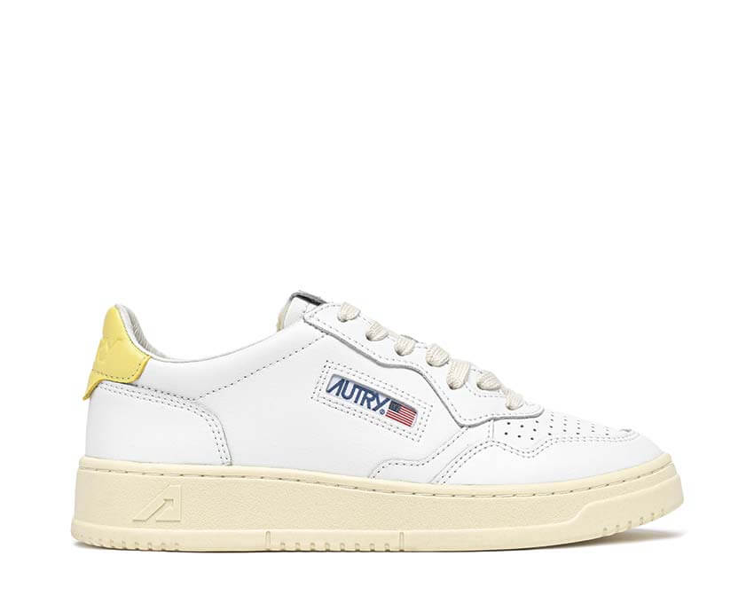 Autry Medalist Low W "White Lemon"