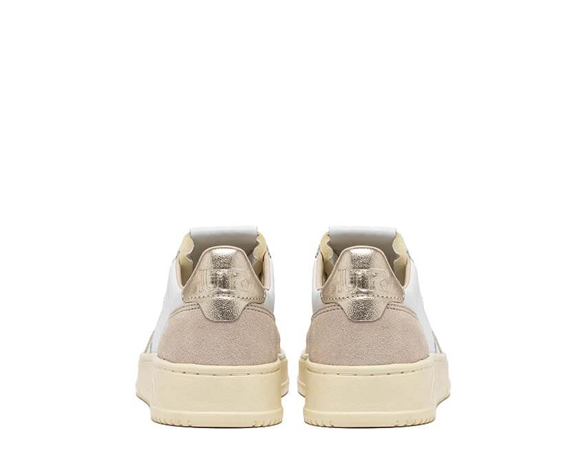 Autry Medalist Low W "White Gold Suede"