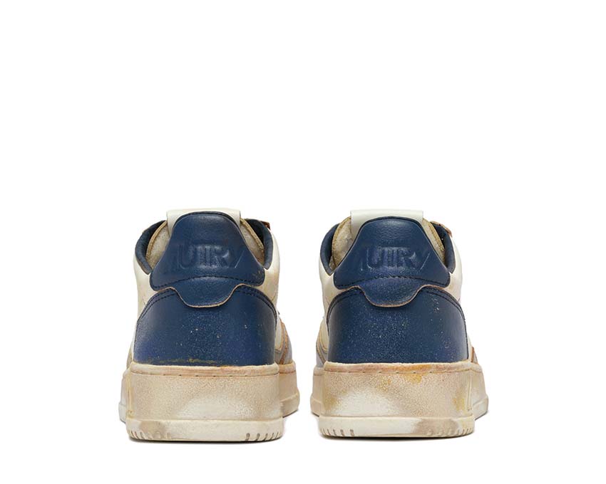 Autry Medalist Super Vintage Low "White Blue"