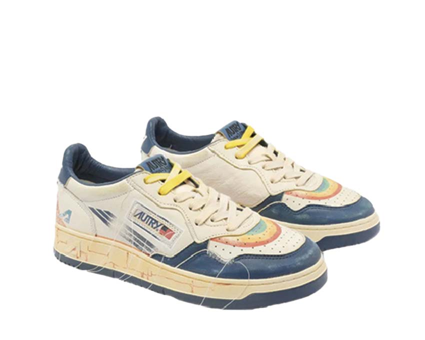Autry Super Vintage Low "White Navy"