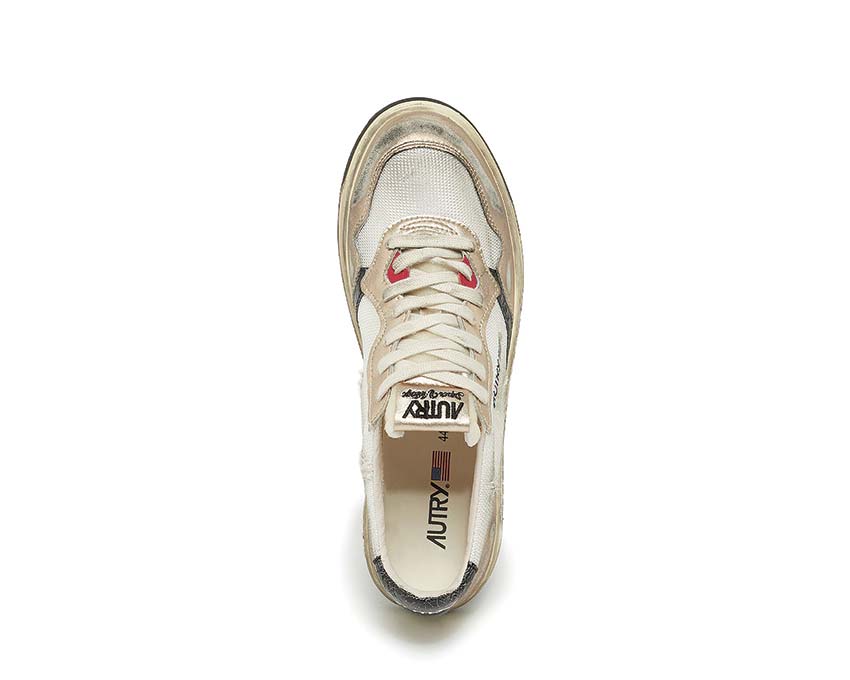 Autry Super Vintage Low "White/Gold"