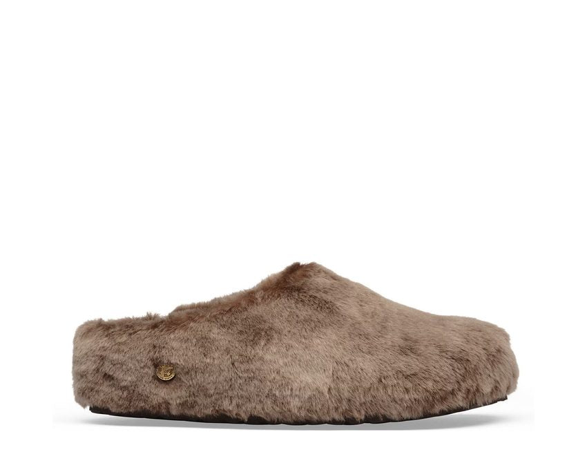 Birkenstock Amsterdam Wrapped Shearling OS Shearl "Gray Taupe"