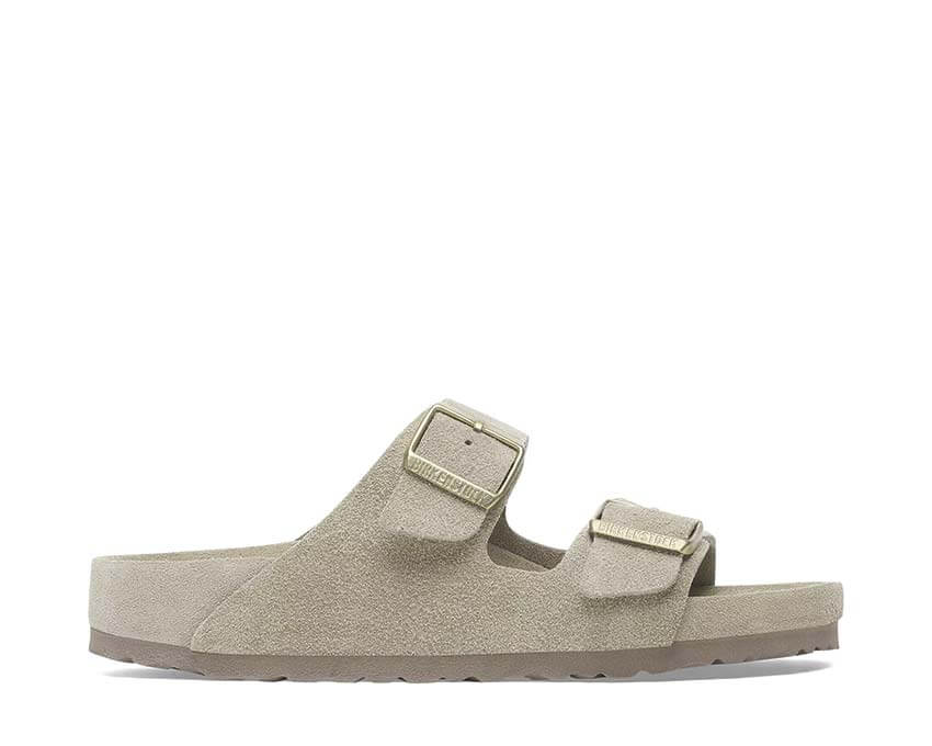 Birkenstock Arizona Suede Leather "Allover Taupe"