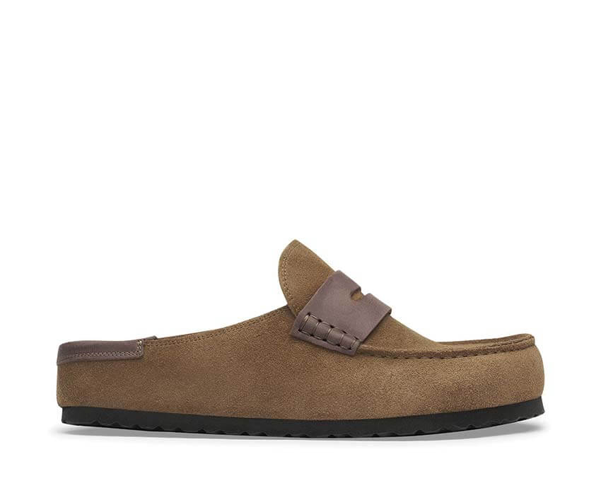 Birkenstock Naples Wrapped Double Stitch "Dark Tea"