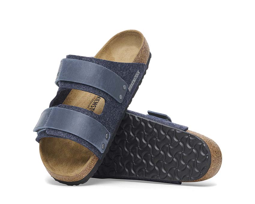 Birkenstock Uji Natural Leather "Midnight"