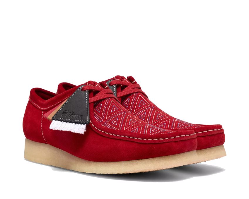 Clarks Wallabee "Red Interest"