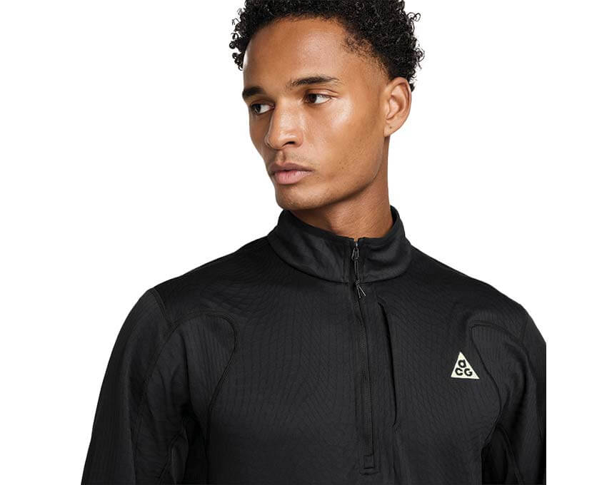 Nike ACG Wolf Grid Therma-FIT 1/2-Zip Top "Black"