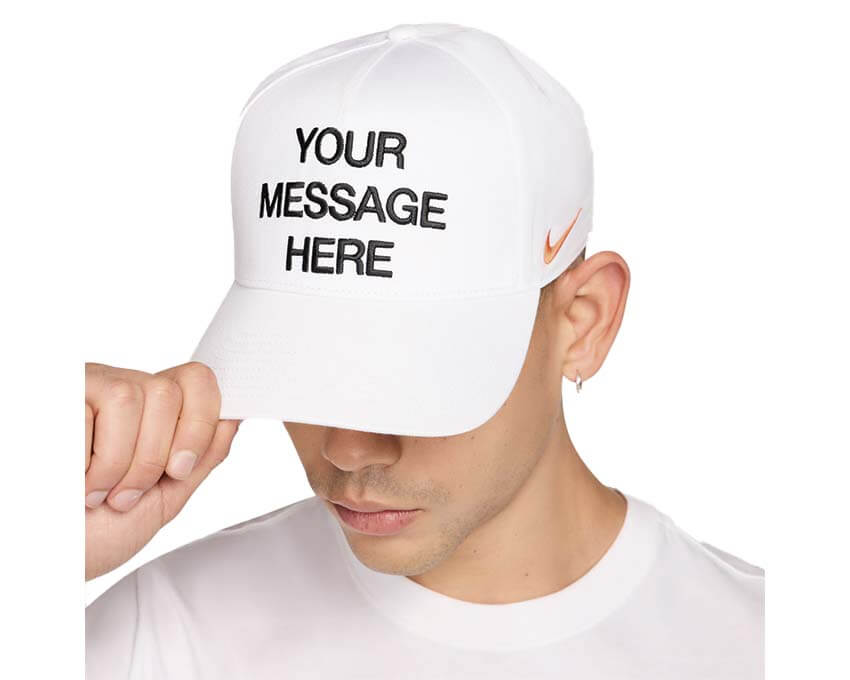 Nike Rise "Your Message Here" Structured A-Frame Cap