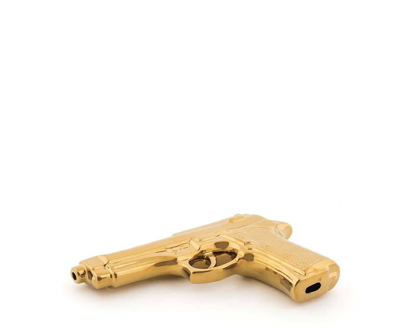 Seletti Memorabilia Gold My Gun