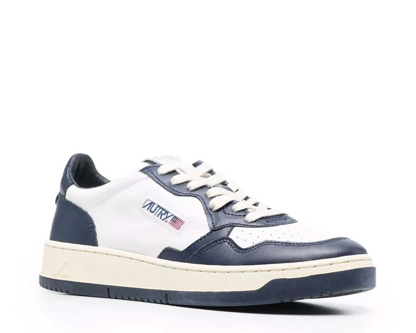Autry Medalist Low "White Blue"