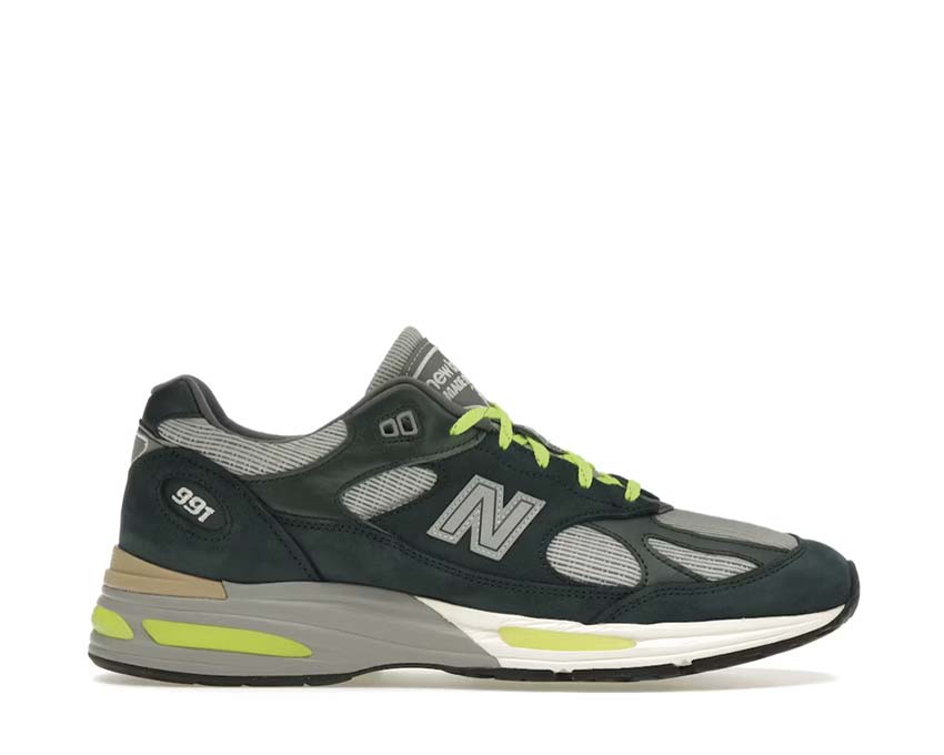 New Balance 991v2 Made in UK Patta "Sea Moss"