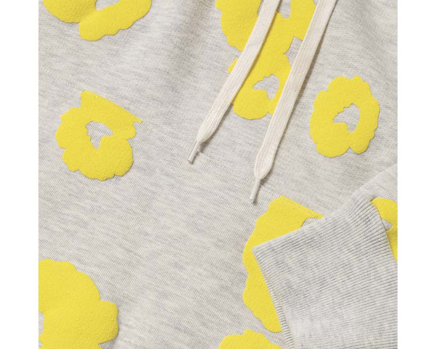 Autry Flowers Hoodie "Grey Yellow"