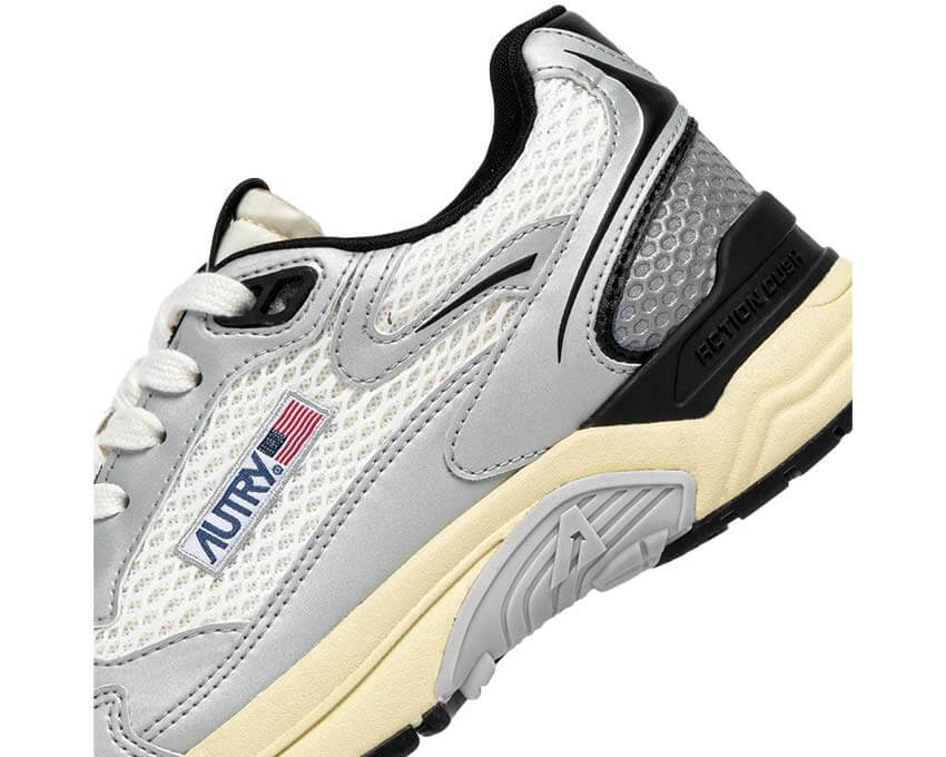 Autry Hyperway Low "Mirror Silver Black"