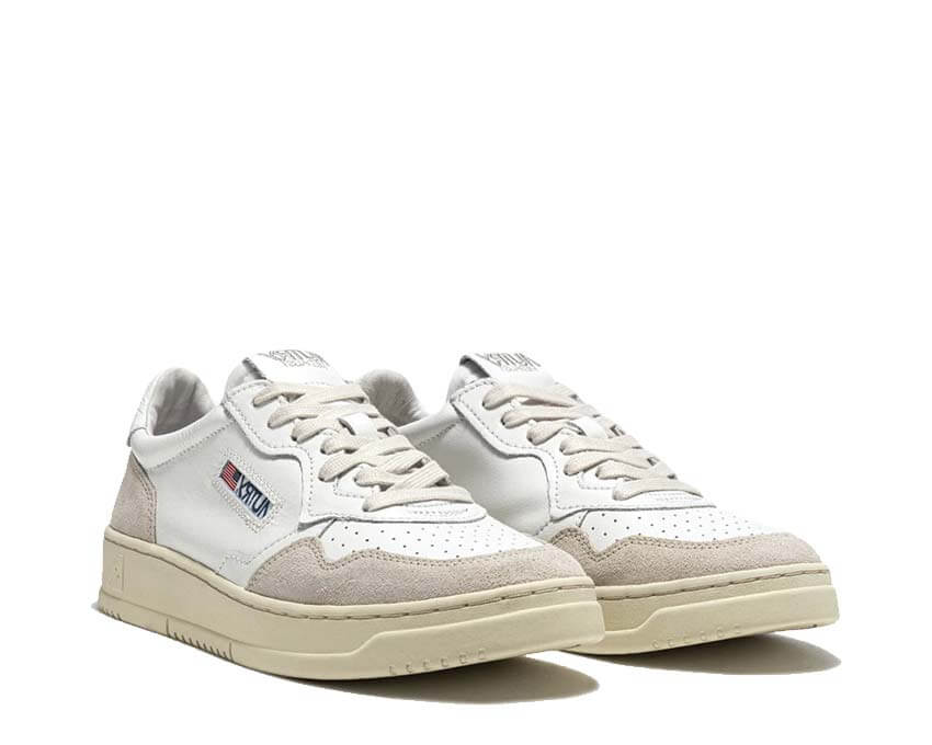 Autry Medalist Low "Suede White"