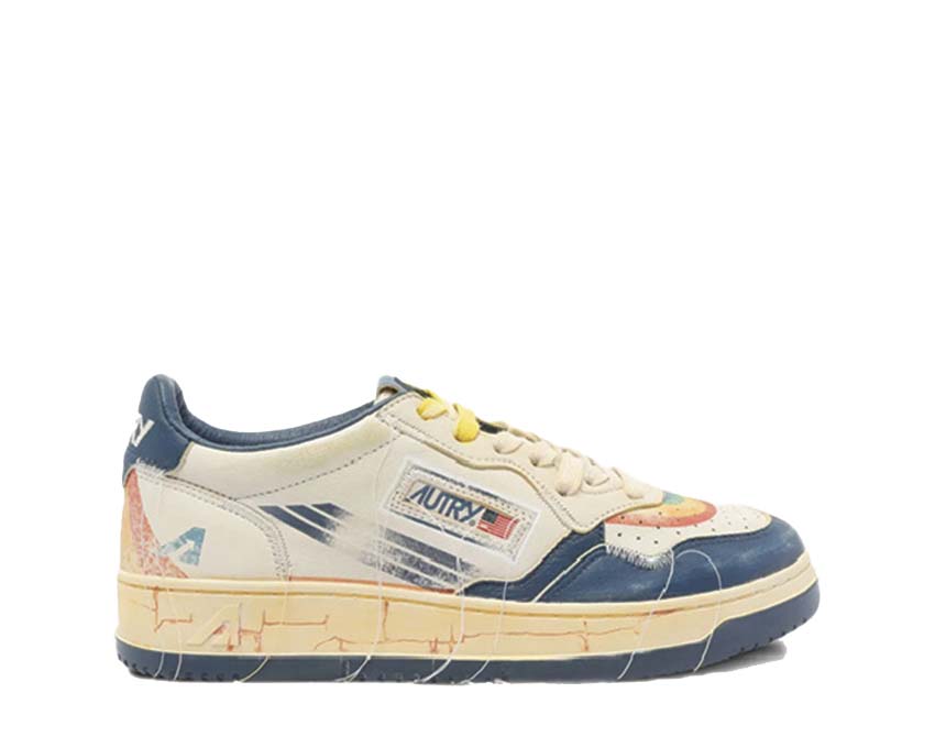 Autry Super Vintage Low "White Navy"