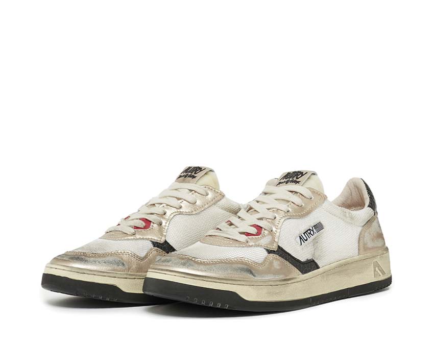 Autry Super Vintage Low "White/Gold"