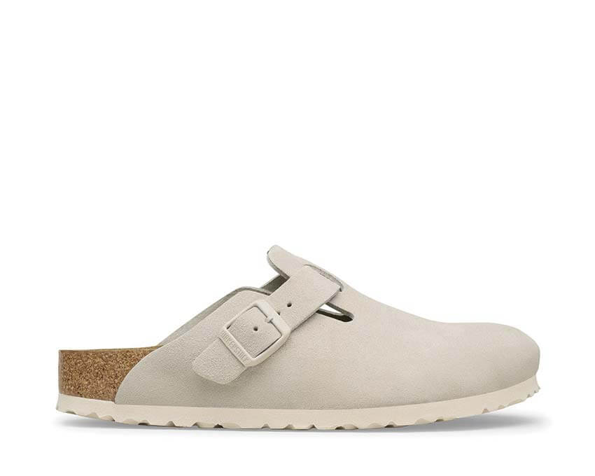 Birkenstock Boston Suede Leather "Oyster"