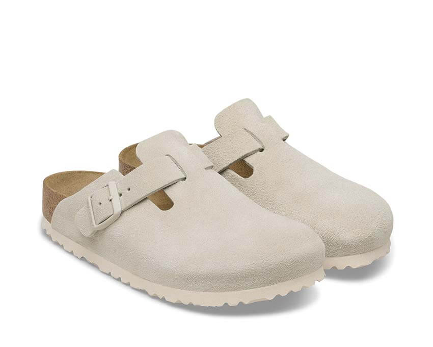 Birkenstock Boston Suede Leather "Oyster"