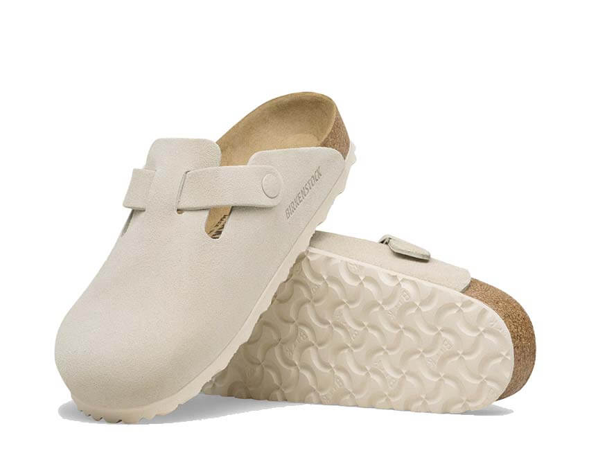 Birkenstock Boston Suede Leather "Oyster"