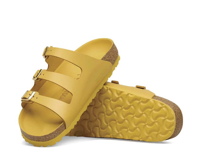 Birkenstock Florida Fresh Leather "New Dressy Ochre"