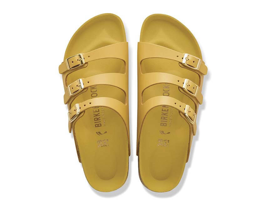 Birkenstock Florida Fresh Leather "New Dressy Ochre"