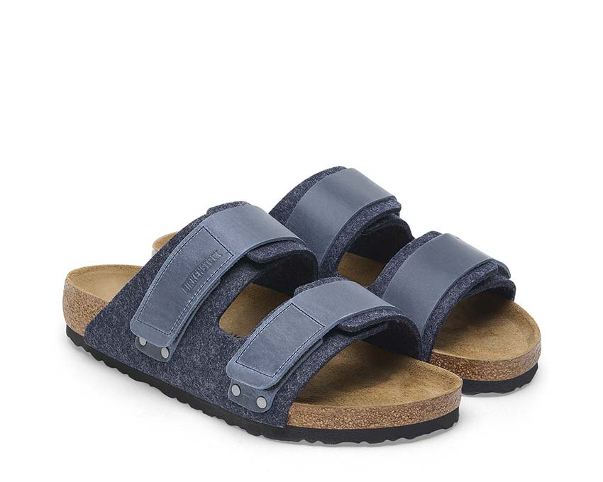 Birkenstock Uji Natural Leather "Midnight"