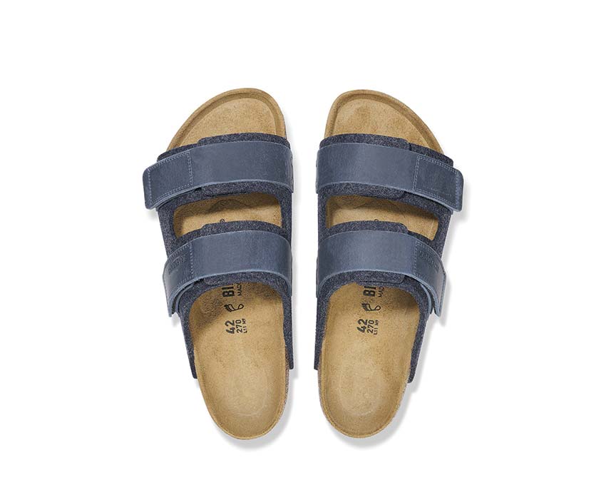Birkenstock Uji Natural Leather "Midnight"