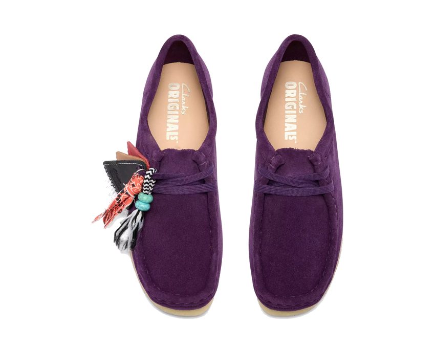 Clarks Wallabee "Damson Suede"
