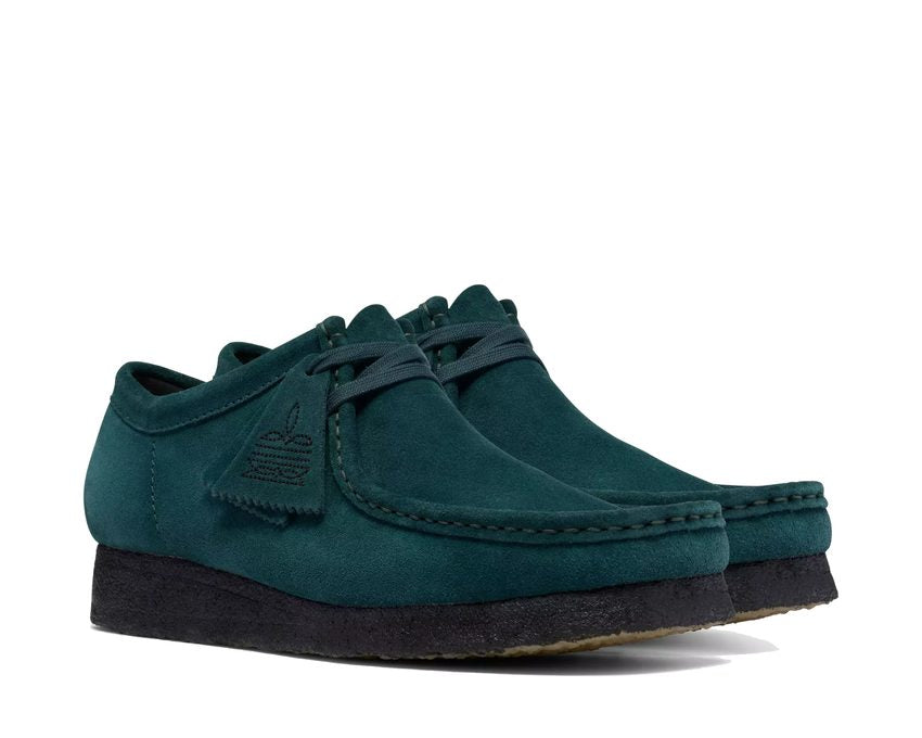 Clarks Wallabee  "Dark Teal Suede"