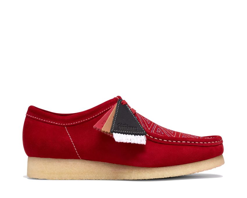 Clarks Wallabee "Red Interest"
