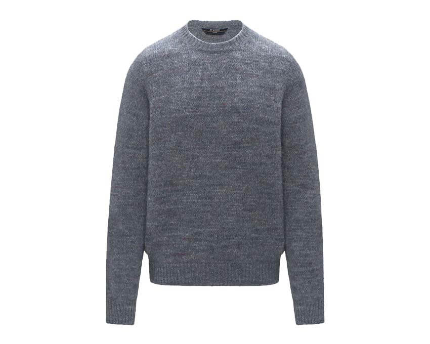 K-Way Chad Buttoned Yarn Pullover "Azure Blizzard Combo"
