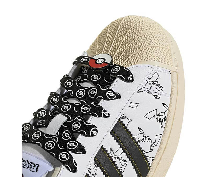 Adidas x Pokemon Superstar II "Pikachu BW"